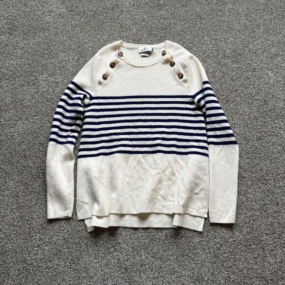 VINEYARD VINES MERINO WOOL STRIPED SWEATER LONG SLEEVE WOMENS SMALL - Picture 1 of 7